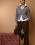 Cardigan Nives 100% lana ART 6622300