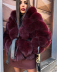 Volpe peony burgundy luxury collection