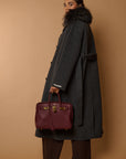 SAVANN Luxury COAT 100% lana grey