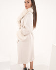 Cappotto doppiopetto luxury panna