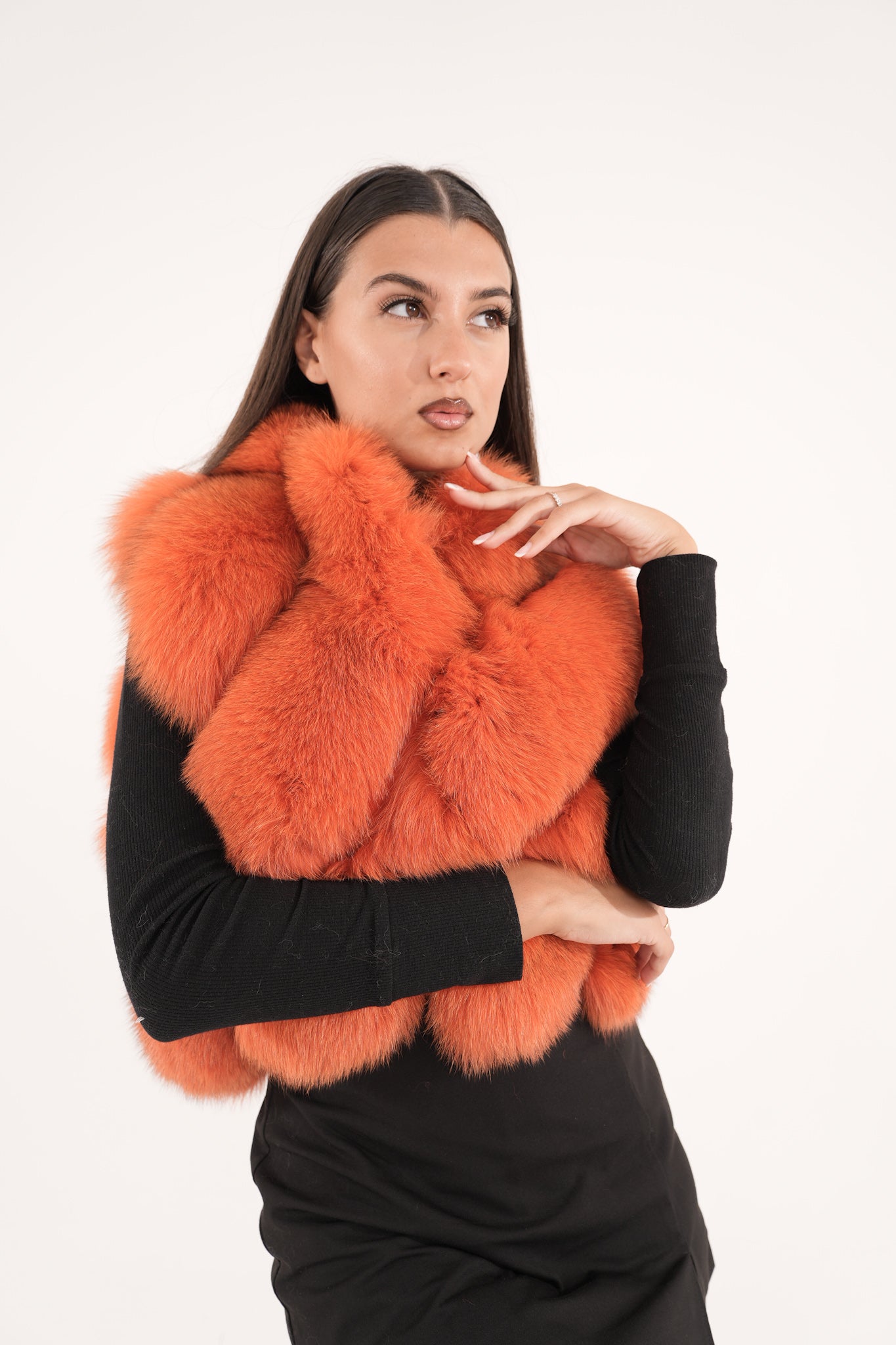Gilet bomber volpe Orange