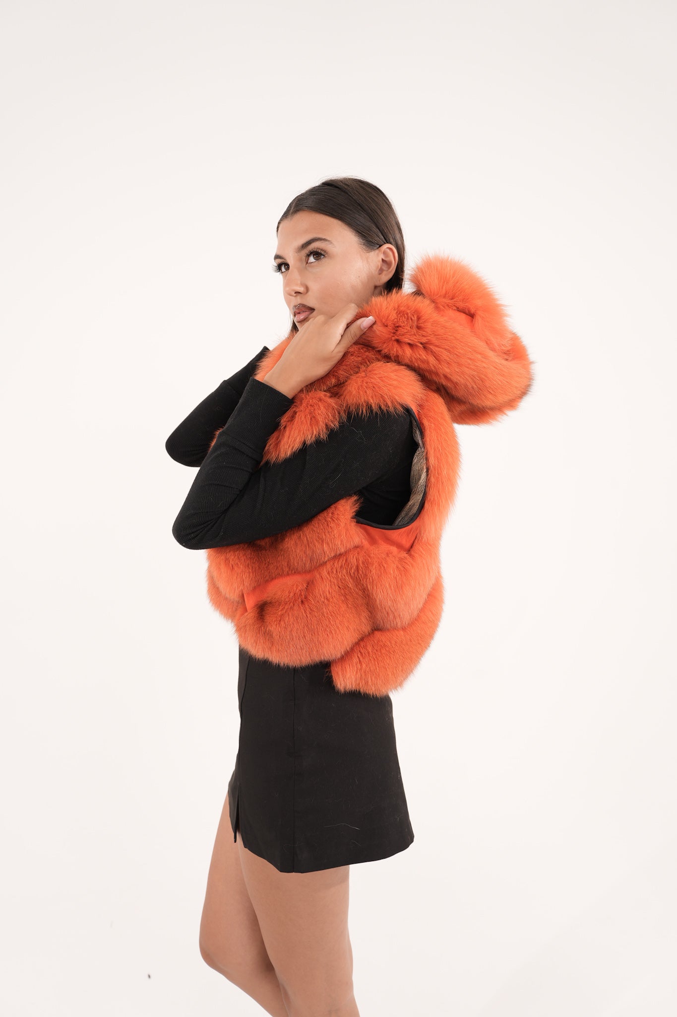 Gilet bomber volpe Orange