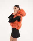 Gilet bomber volpe Orange