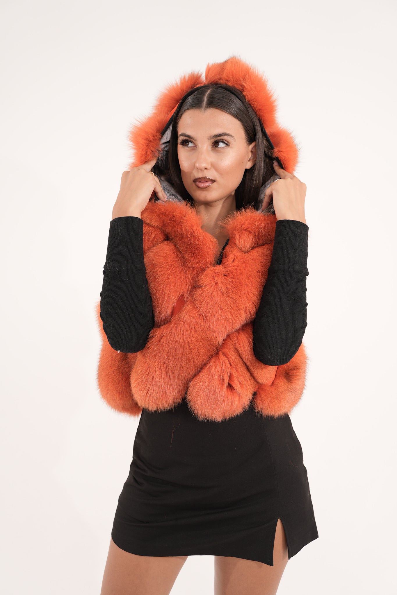 Gilet bomber volpe Orange