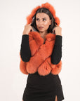 Gilet bomber volpe Orange
