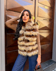 Gilet in volpe dany
