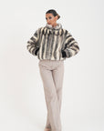 Bomber visone lisbeth