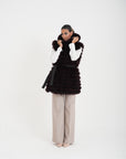 Gilet volpe Marzia bordeaux