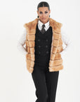 Gilet visone Tiziana