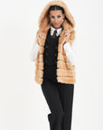 Gilet visone Tiziana