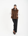 Gilet visone velia