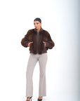 Bomber visone xclusive Luxury