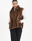 Gilet visone velia