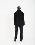 Blazer manica visone