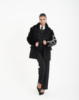 Blazer manica visone