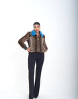 Bomber visone jolie luxury