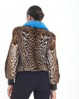 Bomber visone jolie luxury