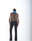 Bomber visone jolie luxury