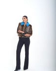 Bomber visone jolie luxury