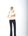 Bomber visone wendy luxury