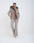 Gilet visone wallis luxury