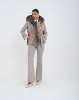 Gilet visone wallis luxury