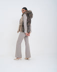 Gilet visone wallis luxury
