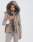 Gilet visone wallis luxury