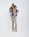 Gilet visone wallis luxury