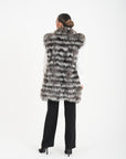 Gilet volpe fiordaliso