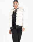 Gilet volpe papavero