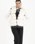 Gilet volpe papavero