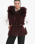 Gilet volpe ibisco