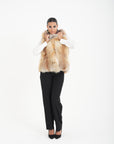 Gilet volpe gioiello