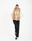 Gilet volpe gioiello