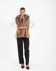 Gilet visone Erica