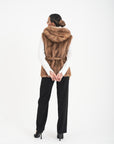 Gilet visone Erica