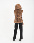 Gilet visone Erica