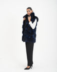 Gilet volpe lillà