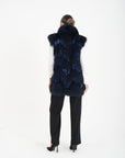 Gilet volpe lillà