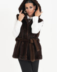 Gilet visone Margherita