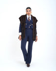 Gilet visone Morgana