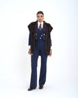 Gilet visone Morgana