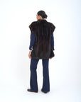 Gilet visone Morgana