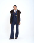 Gilet visone Morgana