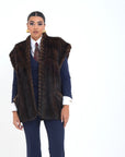 Gilet visone Morgana