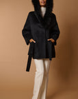 CUVE’ Luxury COAT wool & CASHMERE