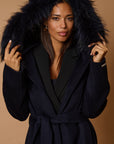 Dianne luxury coat blue