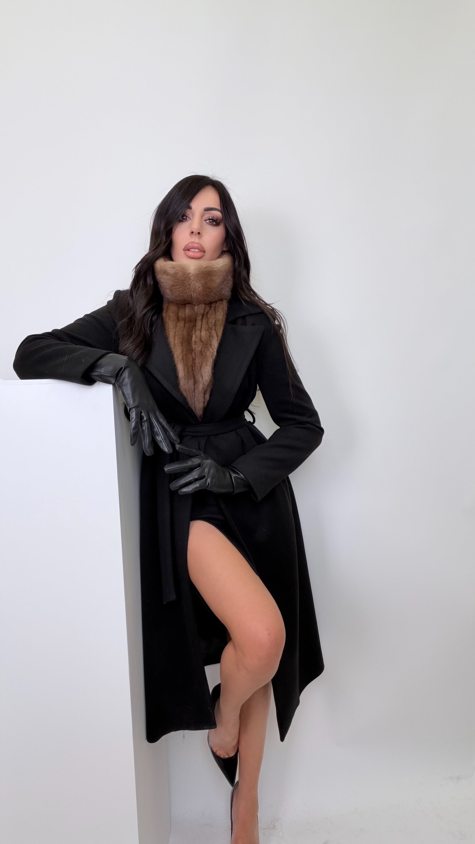 Set Cappotto + sotto giacca in visone