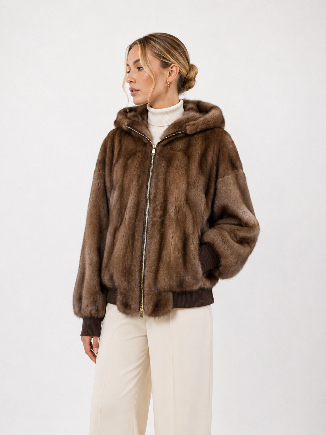 Bomber visone ICONIC Roseline